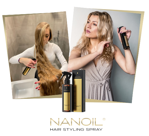 nanoil hair styling spray