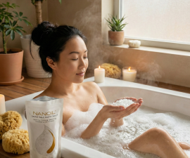 nanoil sal de baño relajante